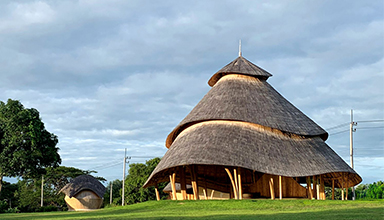 全球视角下的竹建筑：历史、特性、技术创新与未来趋势 生态竹屋 竹结构餐厅